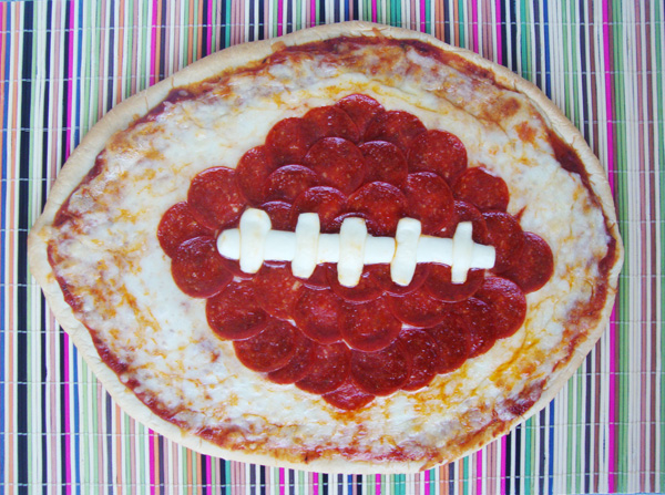 just helen | Pepperoni Football Pizza
